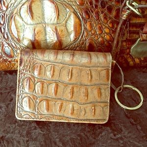 Brahmin key chain wallet